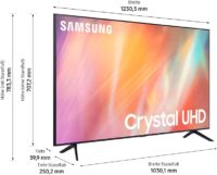 Samsung Crystal UHD 4K TV 55 Zoll (GU55AU7179UXZG, Deutsches Modell), HDR, Q-Symphony, rahmenloses Design, Smart TV [2021] – Bild 4