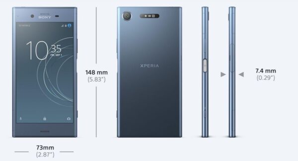 Sony Xperia XZ1 Smartphone - Wunderbar kontrastreiches Full-HD HDR Display – Bild 4