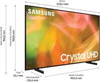 Samsung Crystal UHD 4K TV 55 Zoll (GU55AU8079UXZG), HDR, AirSlim, Dynamic Crystal Color [2021] – Bild 4